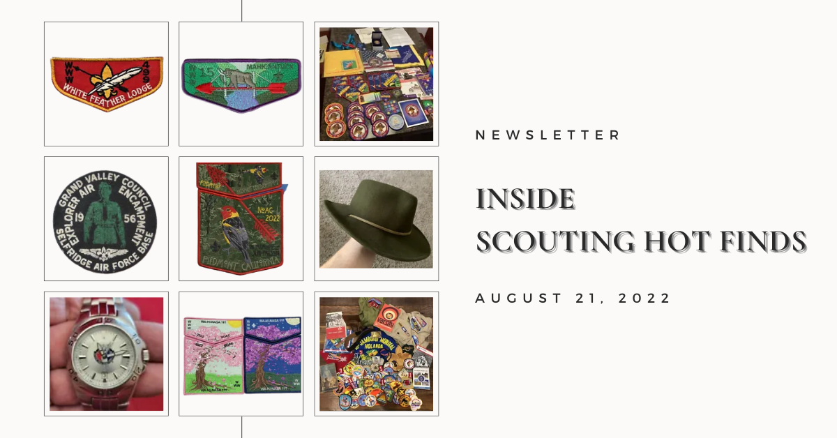 Scout Patch Collectors Sunday Scouting Hot Finds Newsletter August