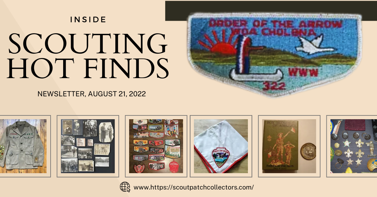 Scout Patch Collectors Sunday Scouting Hot Finds Newsletter August