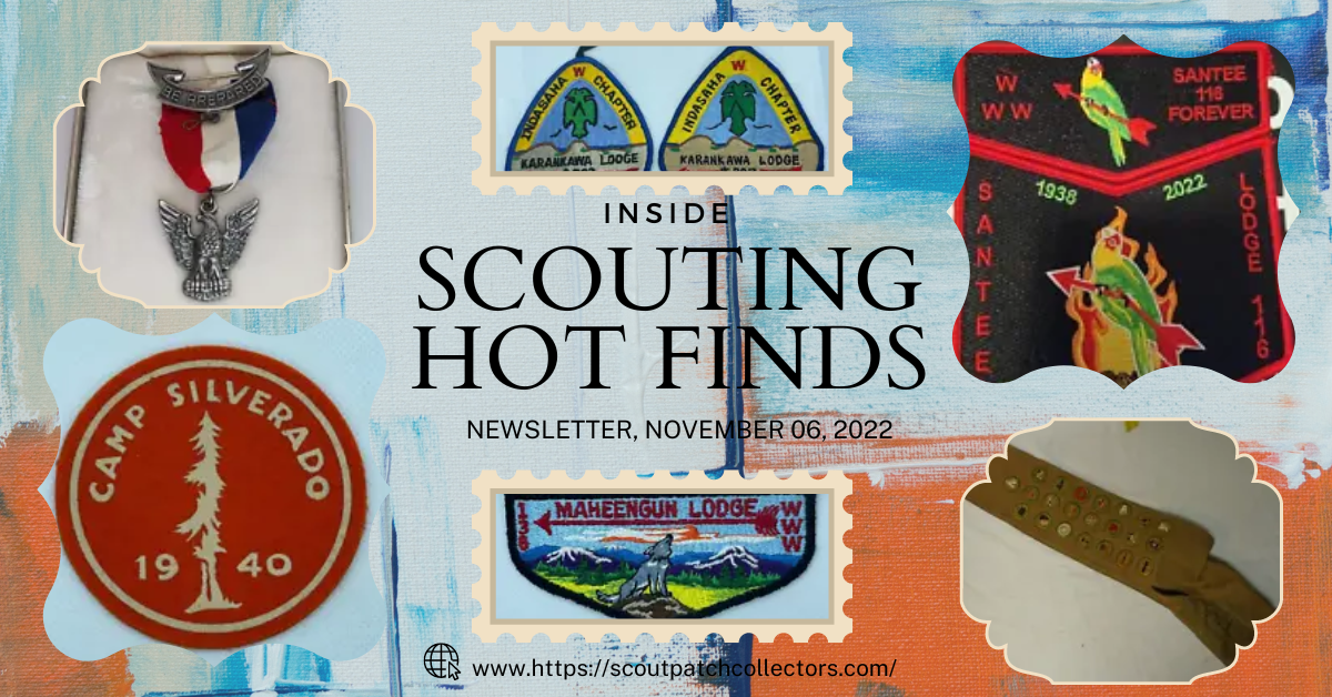 Scout Patch Collectors Sunday Scouting Hot Finds Newsletter