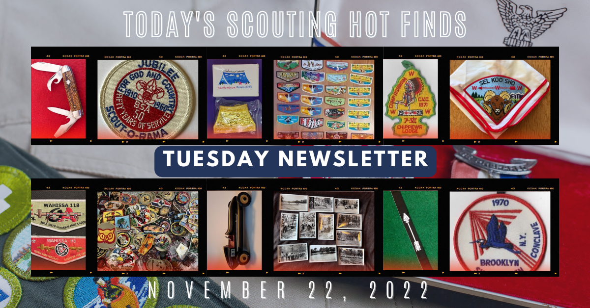 Scout Patch Collectors Tuesday Scouting Hot Finds Newsletter