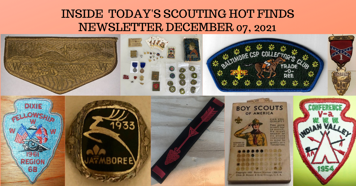 Scout Patch Collectors Tuesday Scouting Hot Finds Newsletter