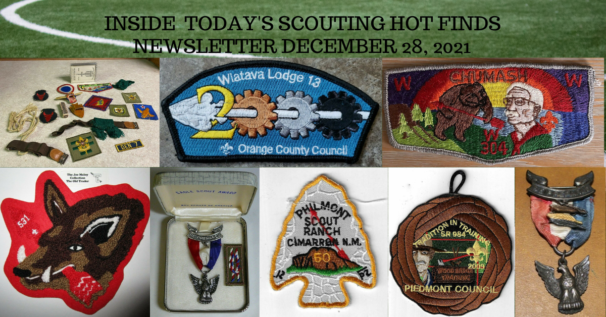 Scout Patch Collectors Tuesday Scouting Hot Finds Newsletter
