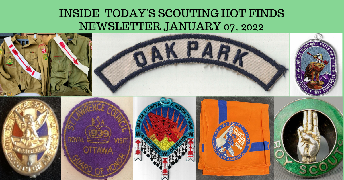 Scout Patch Collectors Friday Scouting Hot Finds Newsletter January