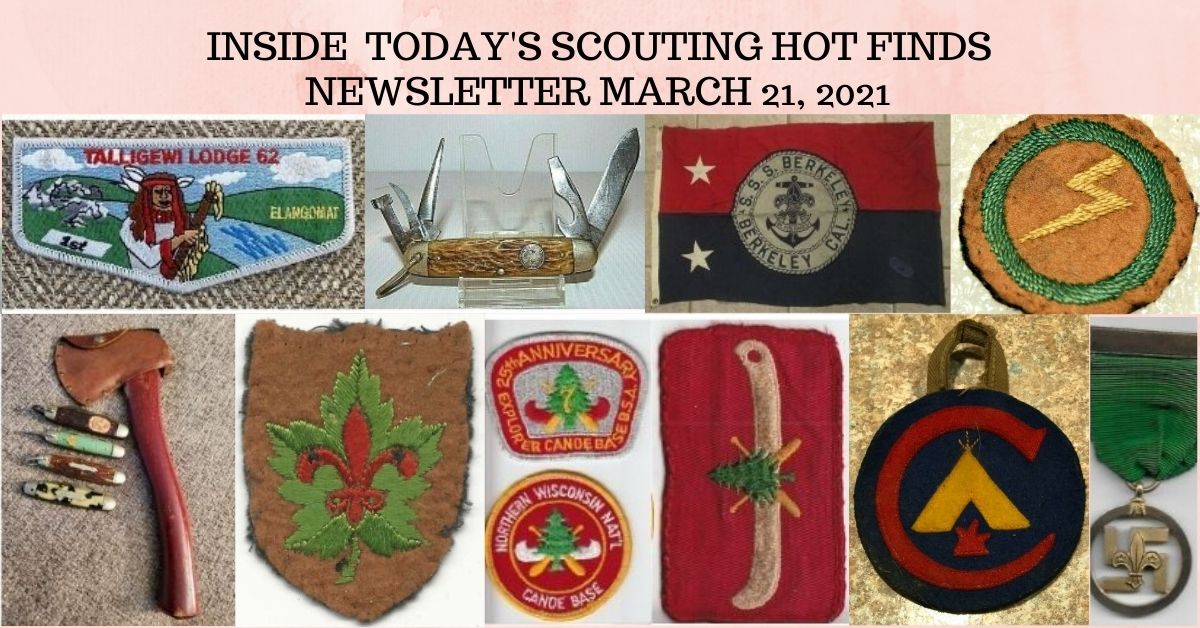 Scout Patch Collectors Sunday Scouting Hot Finds Newsletter March