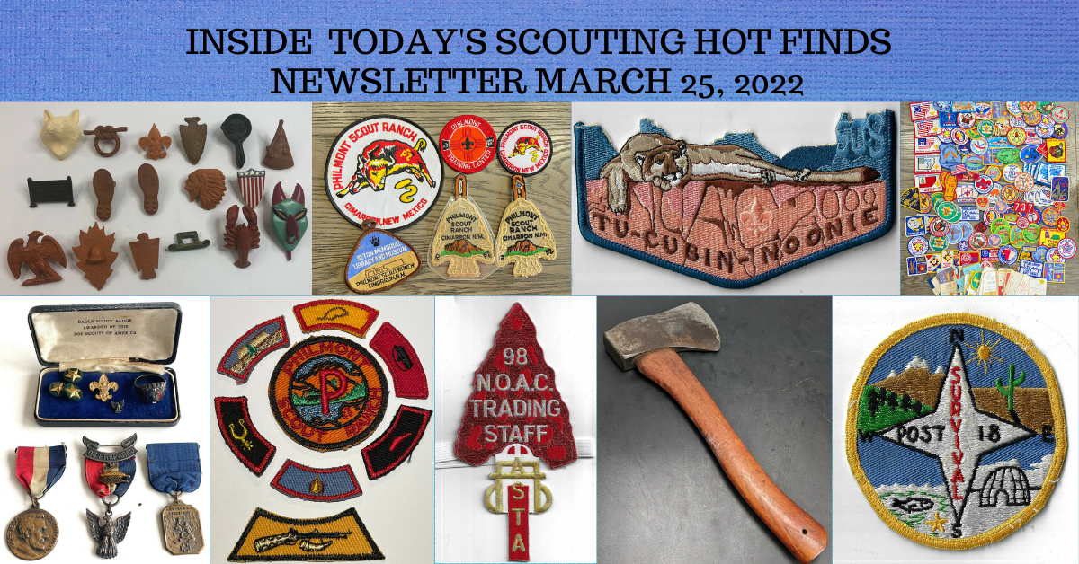 Scout Patch Collectors Friday Scouting Hot Finds Newsletter March