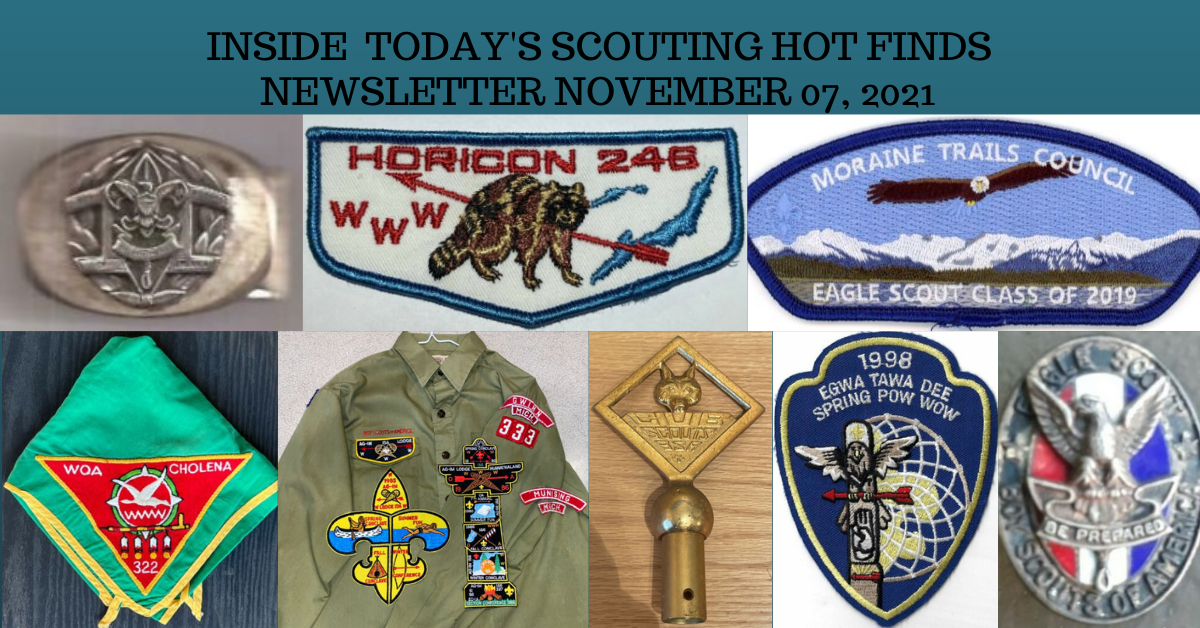 Scout Patch Collectors Sunday Scouting Hot Finds Newsletter