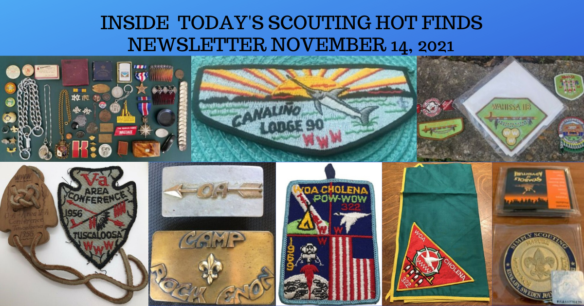 Scout Patch Collectors Sunday Scouting Hot Finds Newsletter