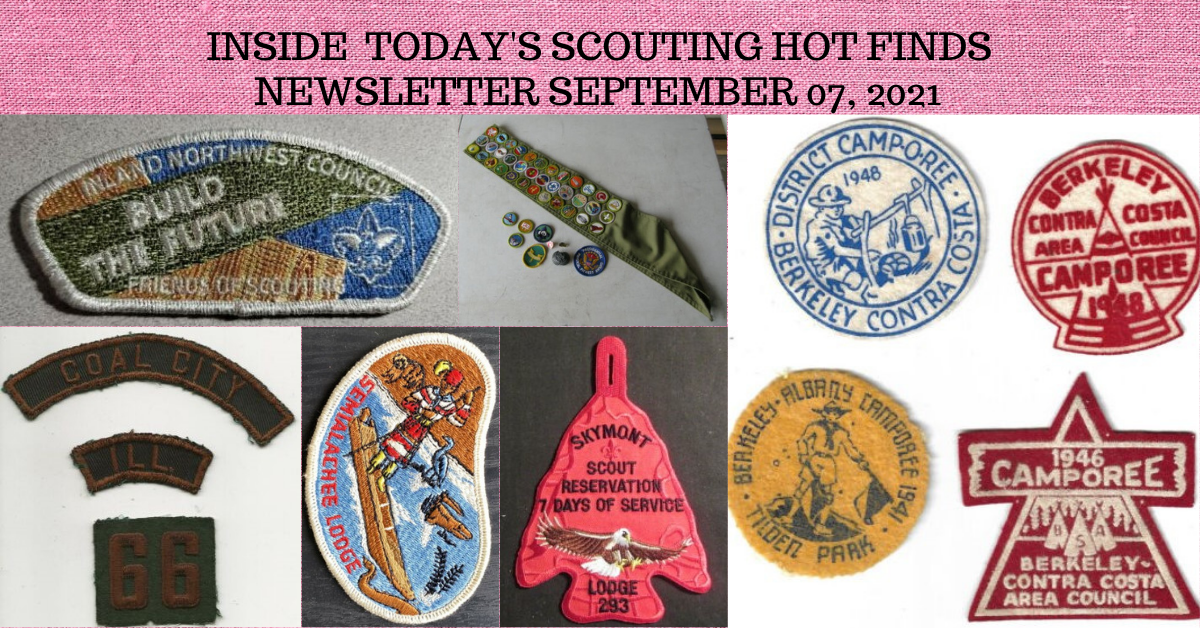 Scout Patch Collectors Tuesday Scouting Hot Finds Newsletter