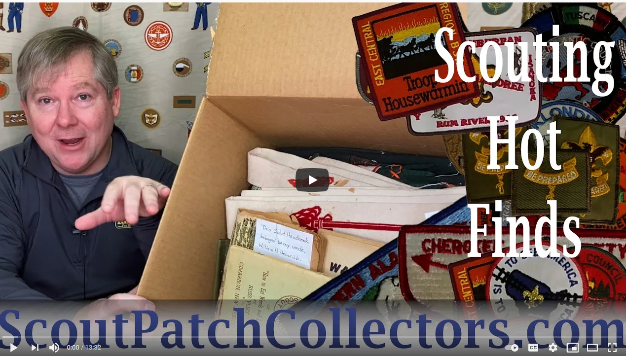 Scout Patch Collectors » » WWII Era Boy Scout Collection Unboxing