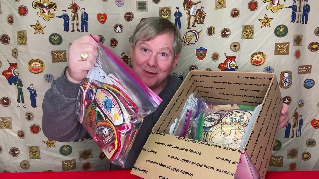 Scout Patch Collectors » » Unboxing Granddad’s Old Boy Scout Collection